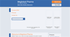 Desktop Screenshot of meghdootpharma.net